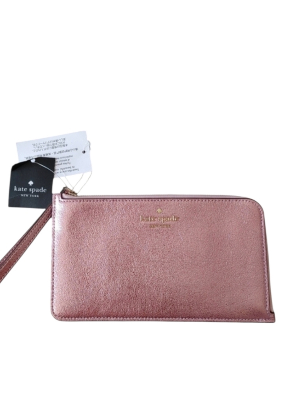 Kate Spade Glitter Pink Wristlet Wallet